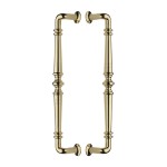 M Marcus Heritage Brass Back to Back Door Pull Handle Avon Design 390mm length